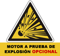 TAB Motor a Prueba de Explosión OPCIONAL