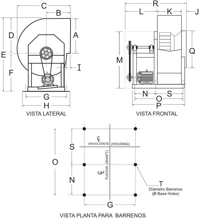 UF Dimensiones Generales